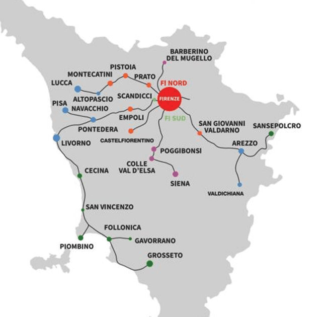 Mappa Toscana